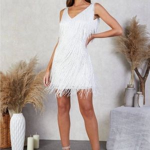 Nadine Merabi Sadie bride reception dress